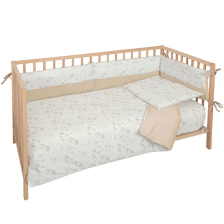 Σετ βρεφικής κρεβατοκάμαρας με Πάντα Bimbidreams NOE 110 x 155 εκατοστών, 3 τεμαχίων.
