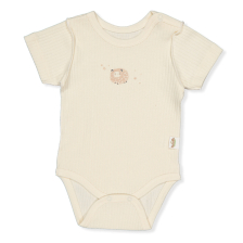 Βρεφικό κορμάκι Bebetto Organic little lamb, 0-12 μηνών, T3939.