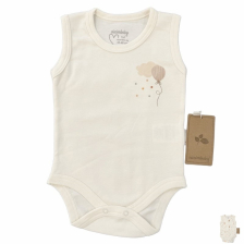 Βρεφικό κορμάκι φανελάκι Сiсcim Baby Εκρού, 3-9 μηνών, U5044.