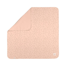 Βρεφική κουβέρτα Lassig Dots Powder Pink, 80 x 80 εκατοστών.
