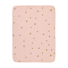 Βρεφική κουβέρτα Lassig, Powder Pink, 75 x 100 εκατοστών.