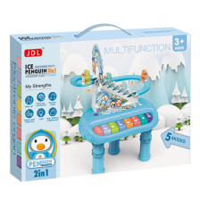 Βρεφικό πιάνο 2 σε 1 Raya Toys Πιγκουίνοι με τσουλήθρα.