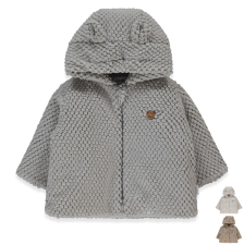 Βρεφικό μπουφάν Bebetto Sleeper Baby, με κουκούλα, 6-36 μηνών, K4622.