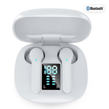 Аσύρματα ακουστικά Bluetooth Party Fun Lights, Λευκά 86393.