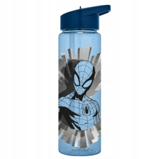 Παγούρι νερού με καλαμάκι Kids Licensing Spiderman Πλαστικό 600 ml.
