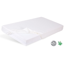 Σεντόνι με λάστιχο Baby Matex BAMBOO αδιάβροχο 70 x 140 εκατοστών, 0383-01 Λευκό.