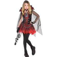 Κουστούμι Αποκριάτικο Amscan Dark Vamp Girl 4-8 χρονών
