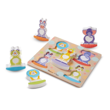 Πάζλ ξύλινο Melissa and Doug Σαφάρι Chunky 11886