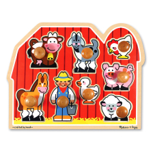 Παζλ ξύλινο Melissa&Doug Φάρμα 13391