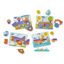 Πάζλ ξύλινο Melissa&Doug Μέσα Μεταφοράς 40133