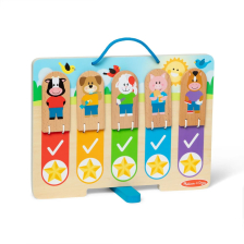 Ξύλινος πίνακας παιχνιδιού Melissa and Doug, My Daily Routines 50893.