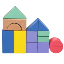 Ξύλινα τουβλάκια Raya Toys 15 τεμαχίων.