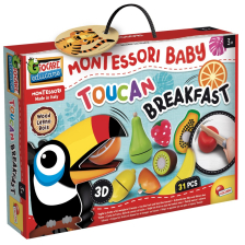 Ξύλινα φρούτα Lisciani Montessori Toucan πρωινό.