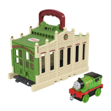 Αμαξοστάσιο ατμομηχανών Fisher Price Thomas & Friends Connect and Go Percy Shed 3402395.