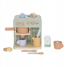 Παιδική ξύλινη καφετιέρα Little Dutch Coffee Machine, με κάψουλες, LD2512.