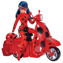 Σετ παιχνιδιού Playmates Miraculous Lady Bug Transforming Scooter με Πασχαλίτσα.