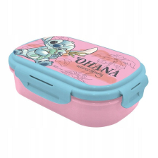 Παιδικό δοχείο φαγητού Kids Licensing Stitch Ohana με τμήματα και σκεύη.
