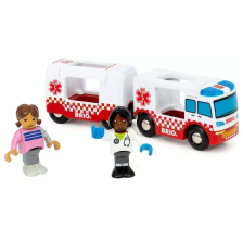 Παιδικό ασθενοφόρο BRIO World Rescue Ambulance, με φιγούρες.