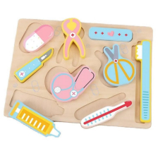 Παιδικό ξύλινο παζλ Raya Toys Οδοντίατρος.