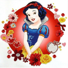 Παιδική διαμαντένια ταπισερί Diamond Dotz Disney Princess Ο κόσμος της Χιονάτης.