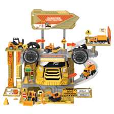 Παιδικό σετ παιχνιδιού Raya Toys Truck-Parking 2 σε 1, 46 τεμαχίων.