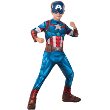 Παιδική αποκριάτικη στολή CAPTAIN AMERICA CLASSIC Rubies, 3-8 ετών, 702563.