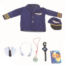 Παιδική στολή Πιλότου Raya Toys Pilot in command, με αξεσουάρ.