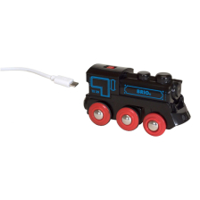 Παιδική ατμομηχανή Brio, με καλώδιο USB.