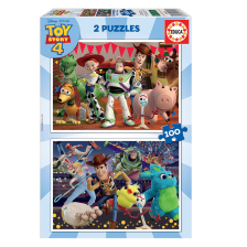 Παζλ παιδικό Educa TOY STORY 4 2х100 τεμ 18107