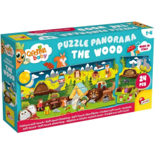 Παιδικό παζλ Lisciani Carotina Baby PUZZLE PANORAMA THE WOOD, 24 τεμαχίων.