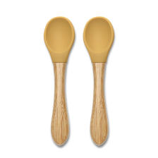 Παιδικά κουταλάκια φαγητού σιλικόνης Lorelli Bamboo, 2 τεμαχίων.