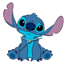 Παιδικό ρολόι τοίχου Kids Licensing Stitch XL.