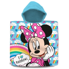 Παιδικό πόντσο για παραλία και μπάνιο Kids Licensing Minnie Mouse 60x120 εκατοστών.
