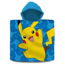Παιδικό πόντσο για παραλία και μπάνιο Kids Licensing Pokemon 60x120 εκατοστών.