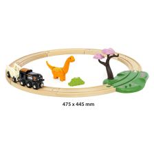 Παιδικό τρενάκι με ράγες Brio World Dinosaur Circle Set.