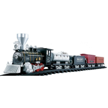 Παιδικό τρενάκι με ράγες Raya Toys Classic Train, με ήχο και φώτα, 12 τεμαχίων.