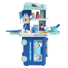 Σετ γιατρού σε βαλίτσα-φορτηγό 3 σε 1 Raya Toys Medical Bus.