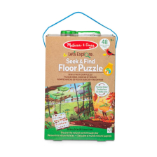 Παζλ διπλής όψης Melissa and Doug με το παιχνίδι Ψάξε και Βρες 48τεμ. 30833