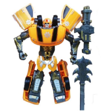 Ρομπότ-τρανσφόρμερ κίτρινο Raya Toys
