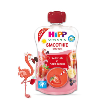 Βιολογικό smoothie μήλο, μπανάνα και κόκκινα φρούτα HIPP 84000.
