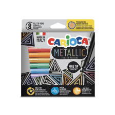 Μαρκαδόροι CARIOCA Metallic, 8 χρωμάτων.