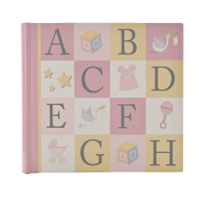 Άλμπουμ φωτογραφιών Widdop Bingham ABC CG1917P Ροζ.