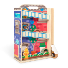 Σετ παιχνιδιού Melissa and Doug GO Tots Town House Tumble 30741