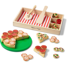 Ξύλινο σετ παιχνιδιού Melissa and Doug Pizza Party.
