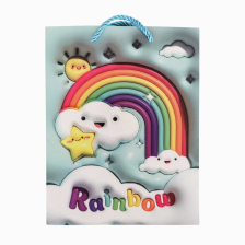 Χάρτινη σακούλα δώρου με 3D εκτύπωση Raya Toys Sky L, 40 εκατοστών.