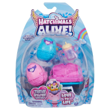 Σετ παιχνιδιού αυγά έκπληξη Spin Master Hatchimals Alive Hungry Hatchimals Highchair, με 4 αξεσουάρ.