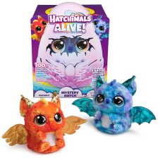 Διαδραστικό παιχνίδι αυγό έκπληξη Spin Master Hatchimals Alive Mystery Hatch Draggle, με φώτα και ήχους.