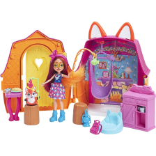 Σετ παιχνιδιού με κούκλα Mattel Enchantimals Felicity Fox Cottage και με αξεσουάρ.