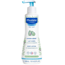 Ενυδατική λοσιόν Mustela Hydra Bebe για σώμα για μωρά και παιδιά 300ml