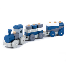 Ξύλινο παιχνίδι έλξης Raya Toys Ξύλινο τρένο.